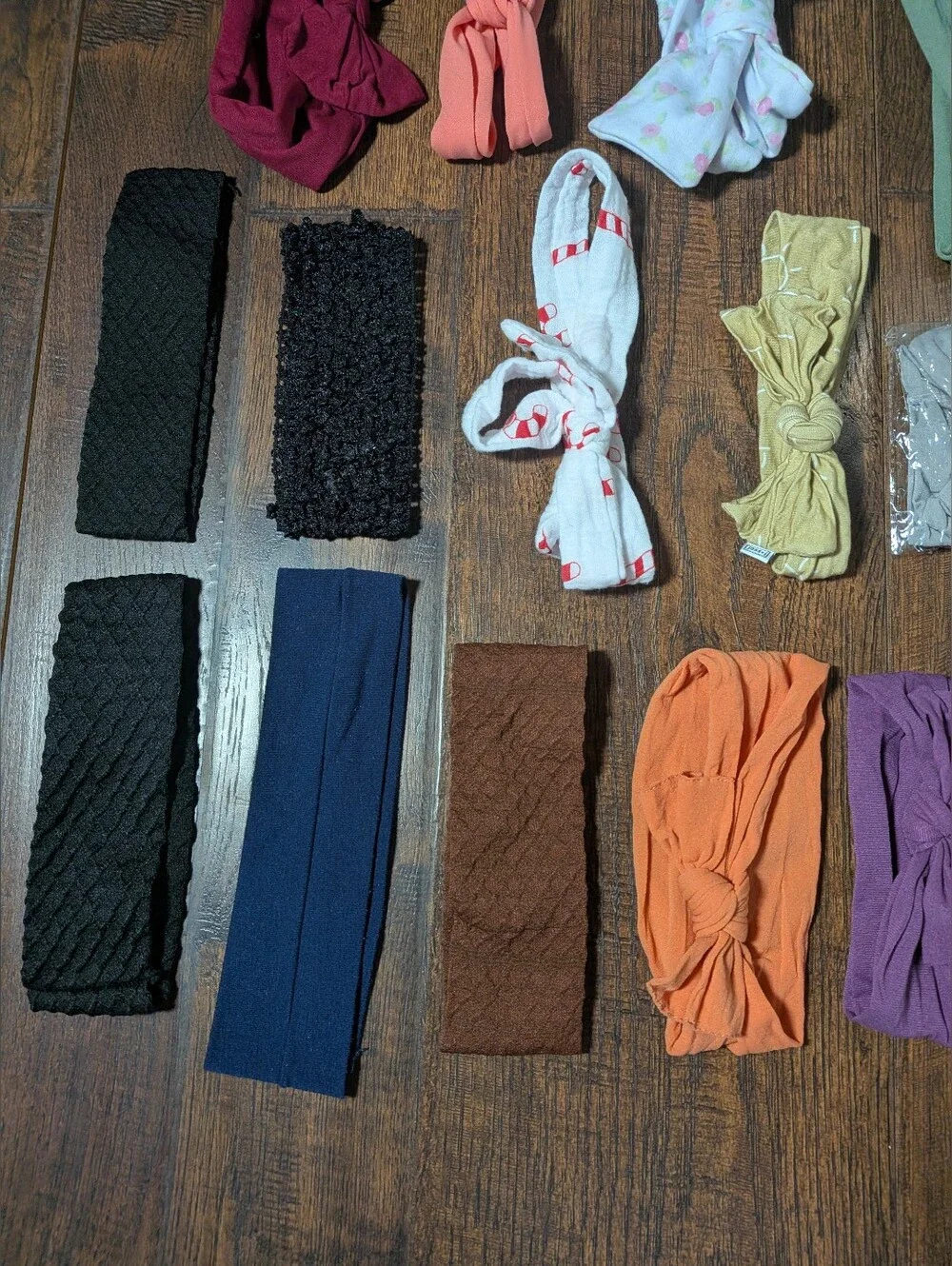 Lot Of 25 Baby Girl Bow Headbands Soft Stretch Hair Infant